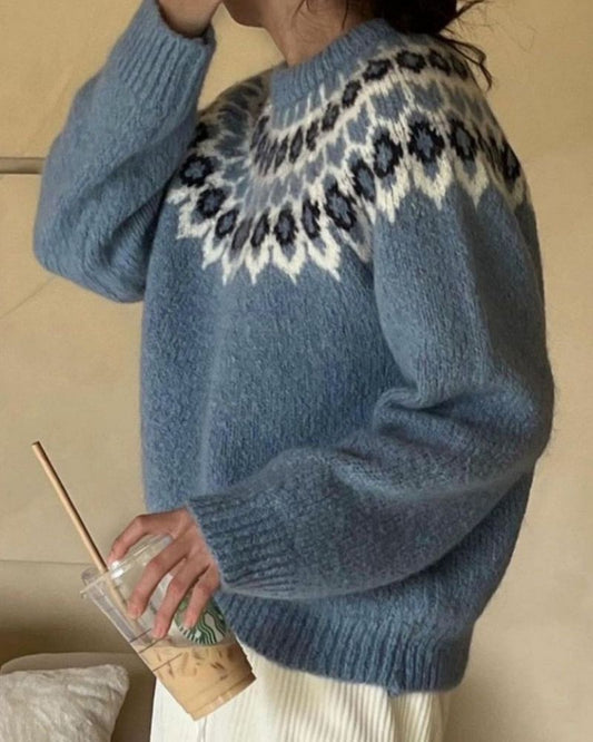 Brillar | Suéter de manga larga y cuello redondo