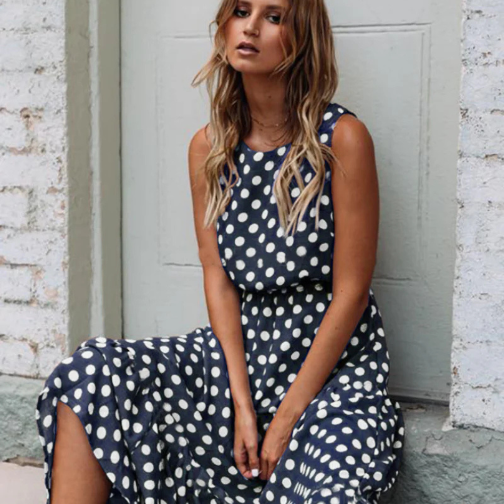 Out-Shine | Summer Dress With Dots