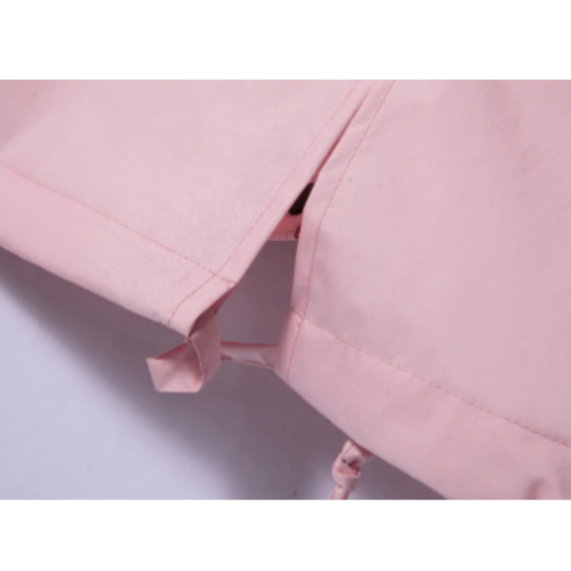 Out-Shine | Ladies rain jacket with hood, long waterproof light jacket