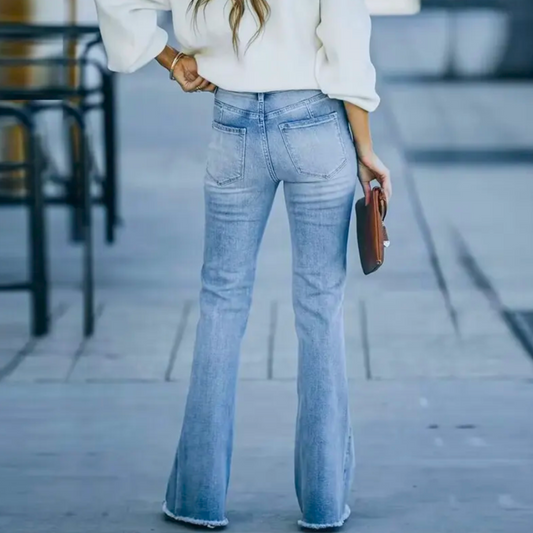 Out-Shine | Boho Chic Stretch Jeans