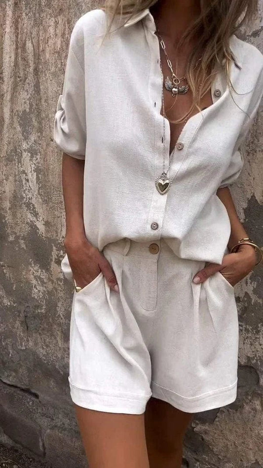 Out-Shine | Casual Linen Set
