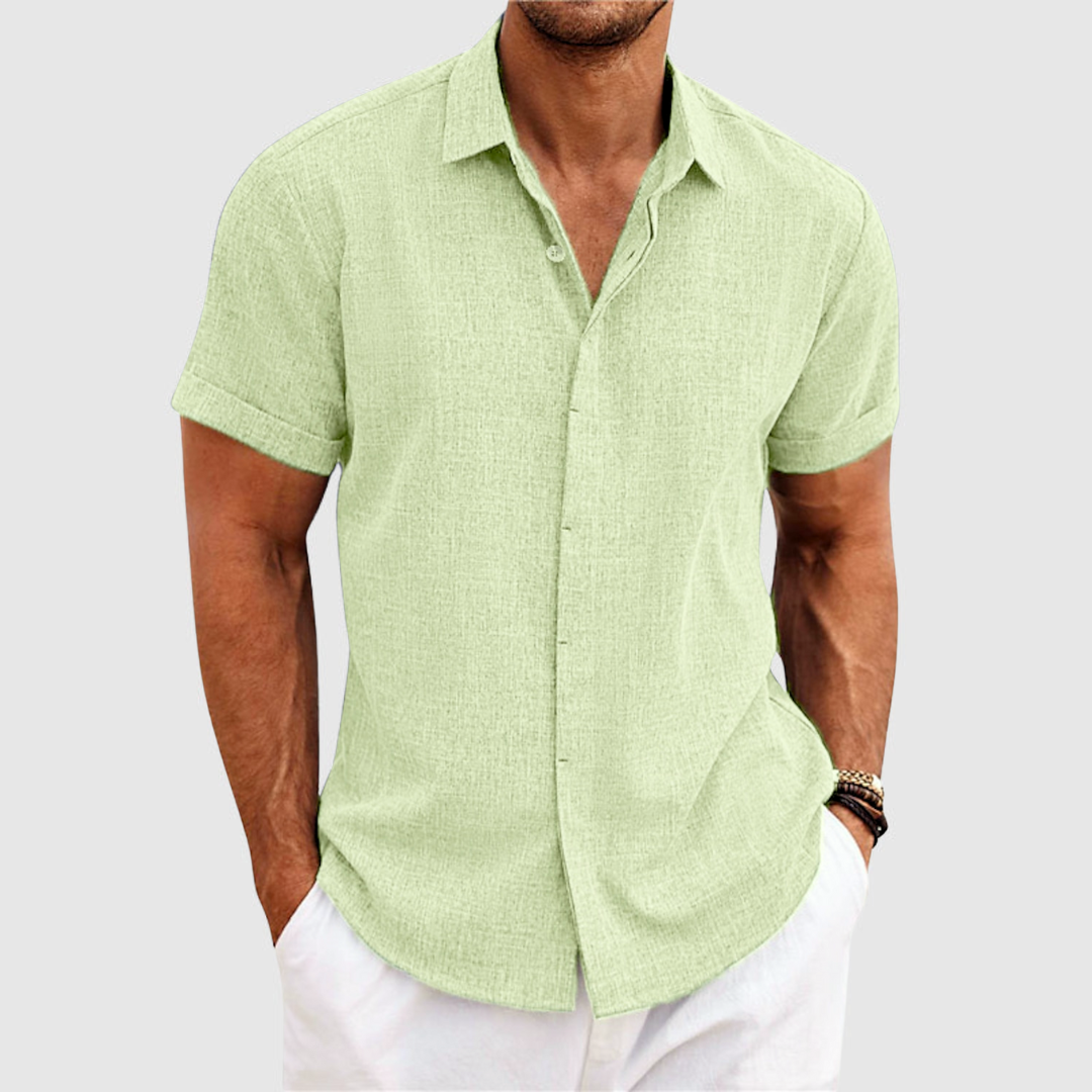 Deslumbra | Camisa de lino premium Laurent Riviera