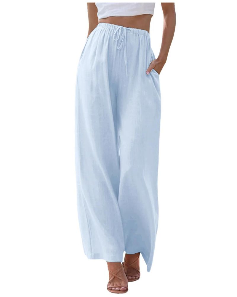 Out-Shine | Comfy Linen And Cotton Pants