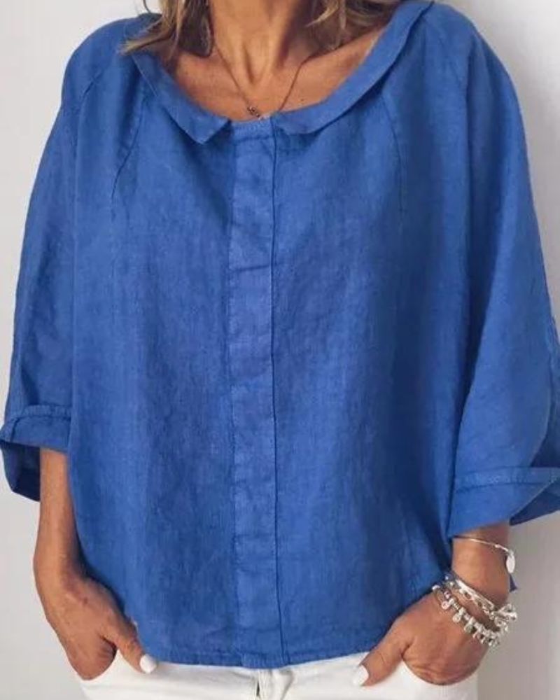 Deslumbra | Camisa de verano de algodón y lino