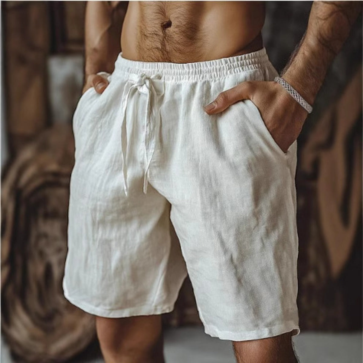 Brilla con luz propia | Zapatos de cordones para hombre, de algodón y lino