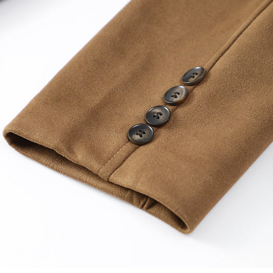 Out-Shine | Suede Blazer For Women