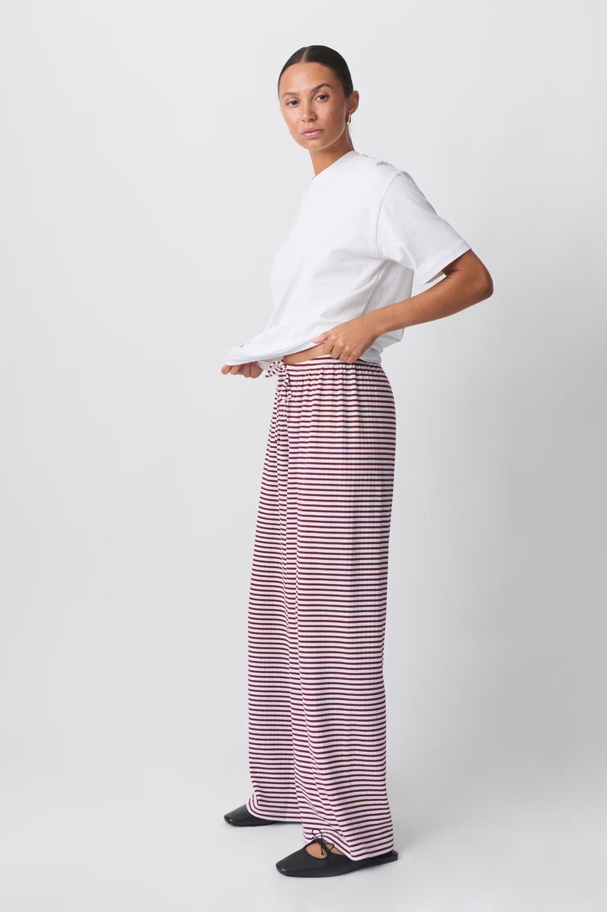 Out-Shine | Striped Comfort Pants For Women