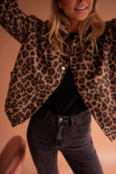 Out-Shine | The Leopard Bomber Jacket