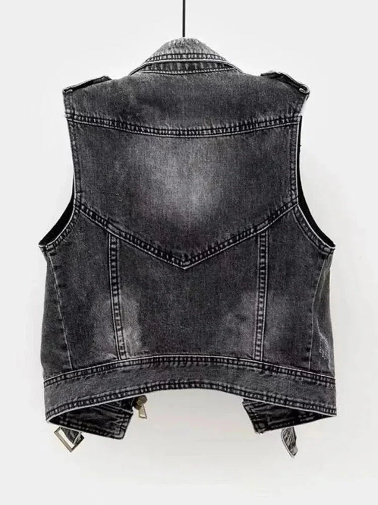 Out-Shine | Women's Denim Vest