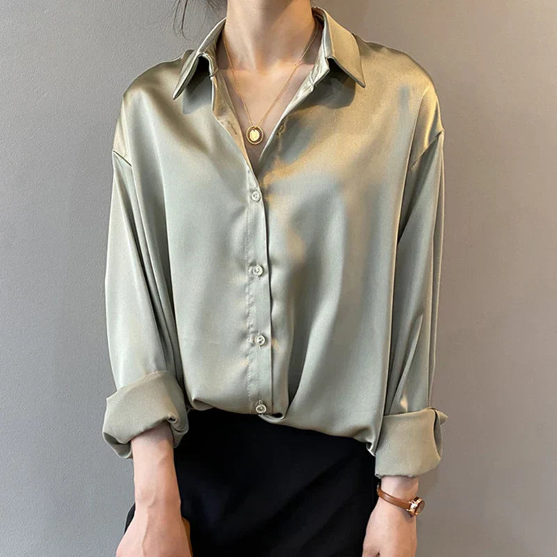 Out-Shine | Classic Satin Shirt