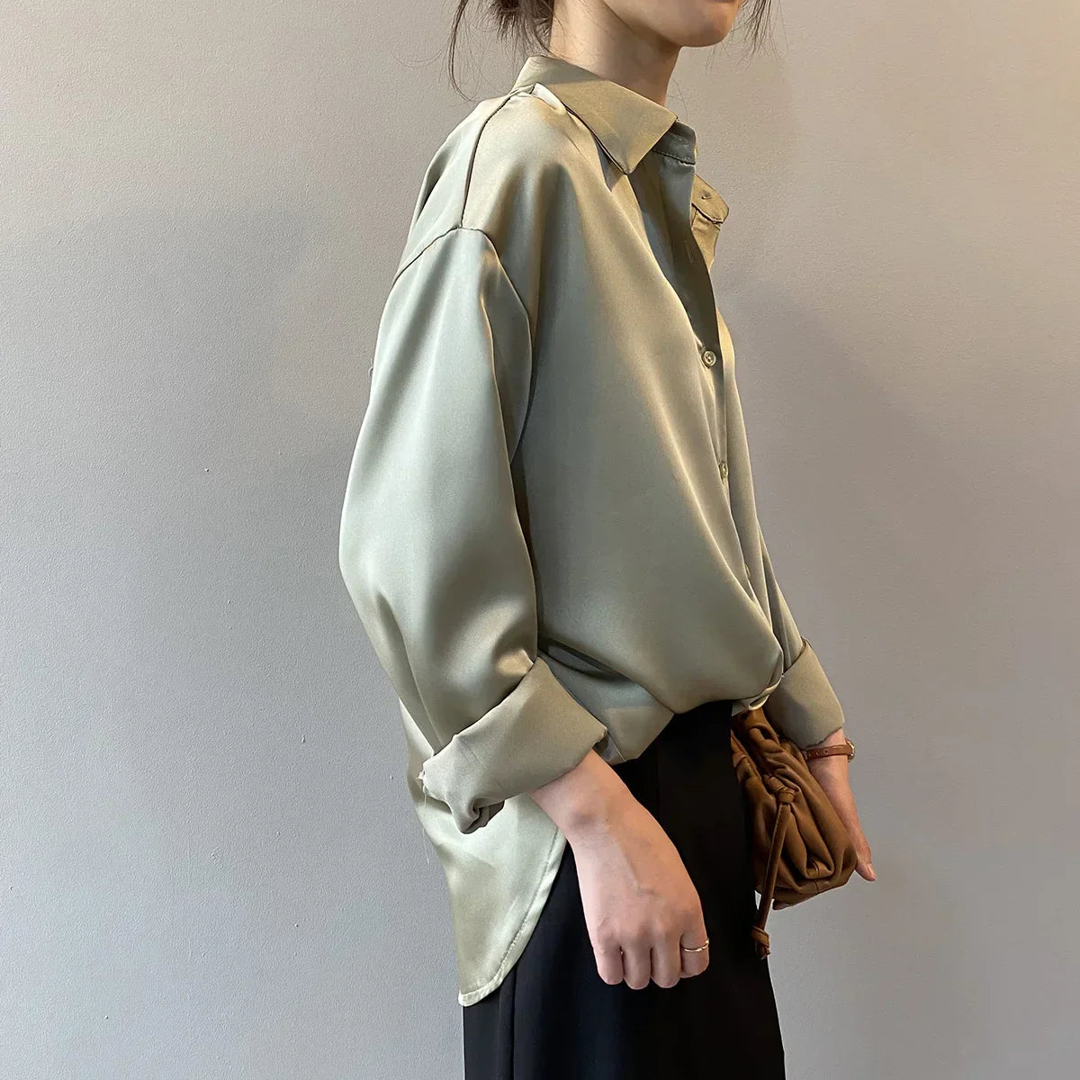 Out-Shine | Classic Satin Shirt