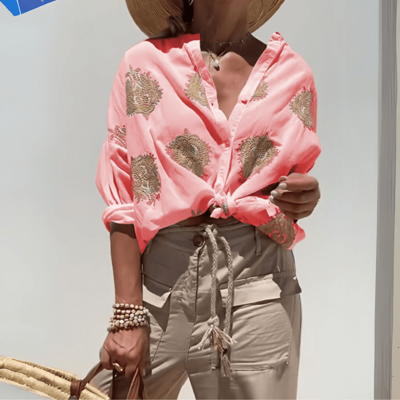 Out-Shine | Women's Casual Summer Blouse Mischa Perfect Fit & Breathable