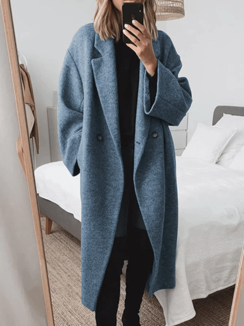 Out-Shine | Luxurious A-Line Coat For Women
