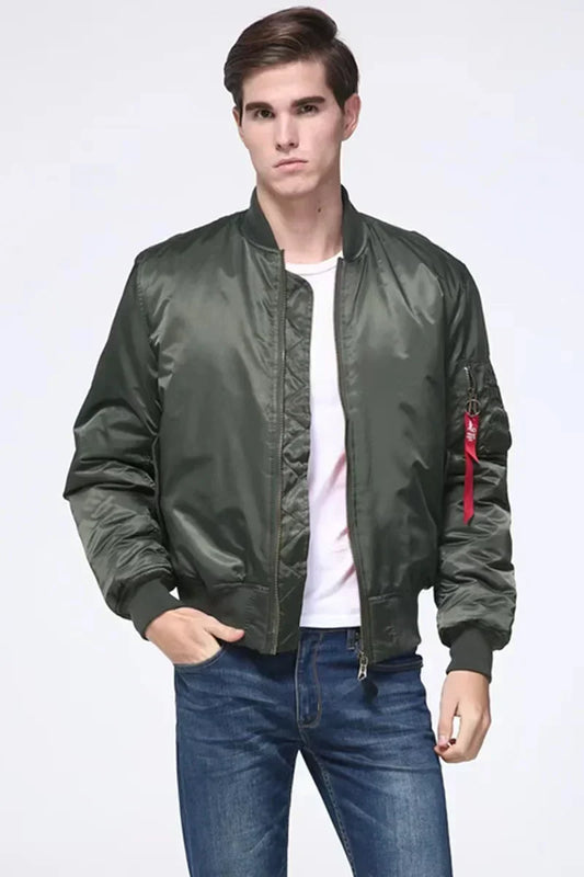 Out-Shine | High quality Unisex bomber jacket with zipper
