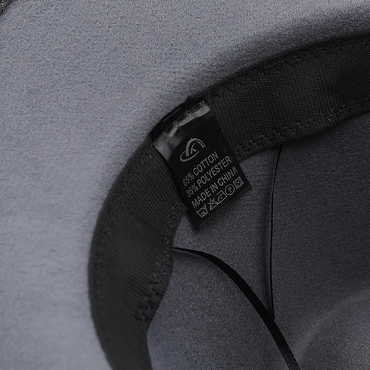 Brilla con luz propia | Sombrero de fieltro estilo vaquero con correa de toro