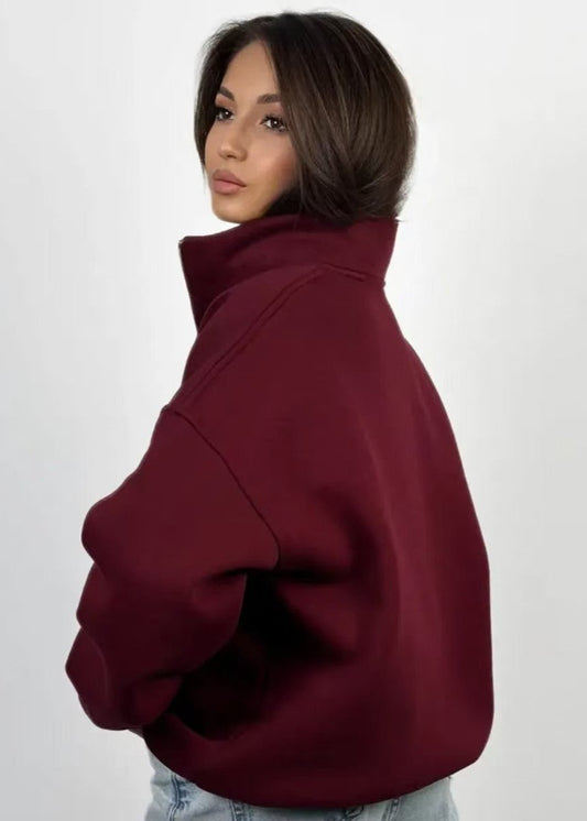 Deslumbra | Sudadera Italia con cremallera de un cuarto