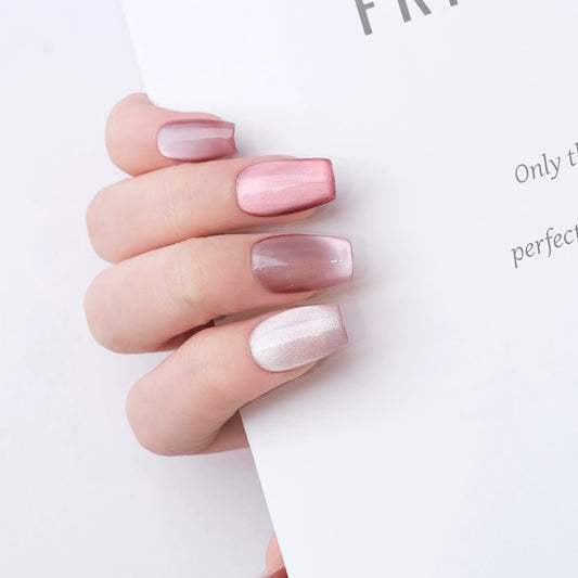 Out-Shine | First Love, Handmade Nail Art, Cat's Eye Creative Fashion, Solid Color Series