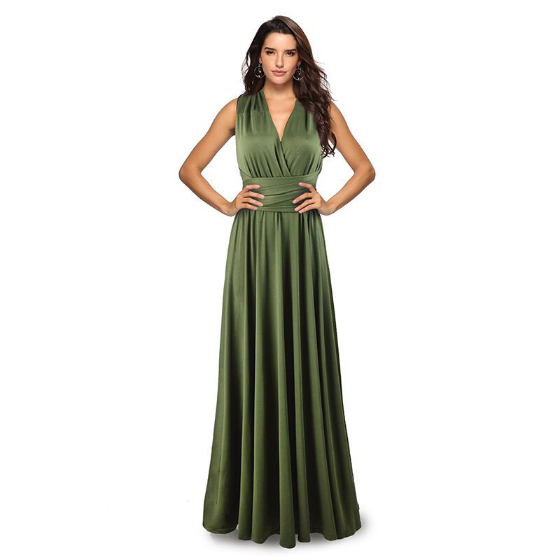 Out-Shine | Women's Multiway Wrap Convertible Boho Maxi Dress