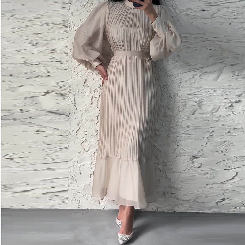 Out-Shine | Classic Pleated Midi Dress