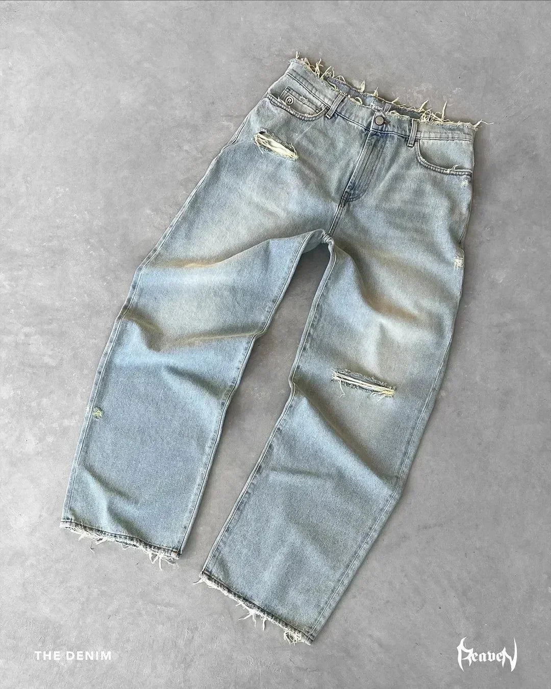 Out-Shine | American Washed Retro Jeans For Men