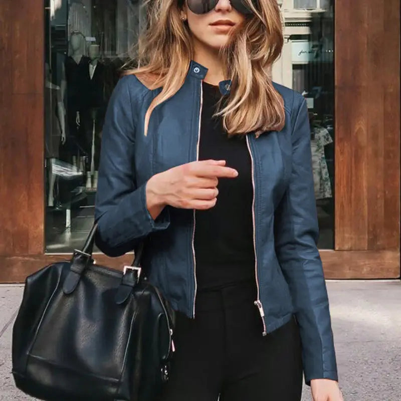 Out-Shine | Stylish Leather Women Jacket