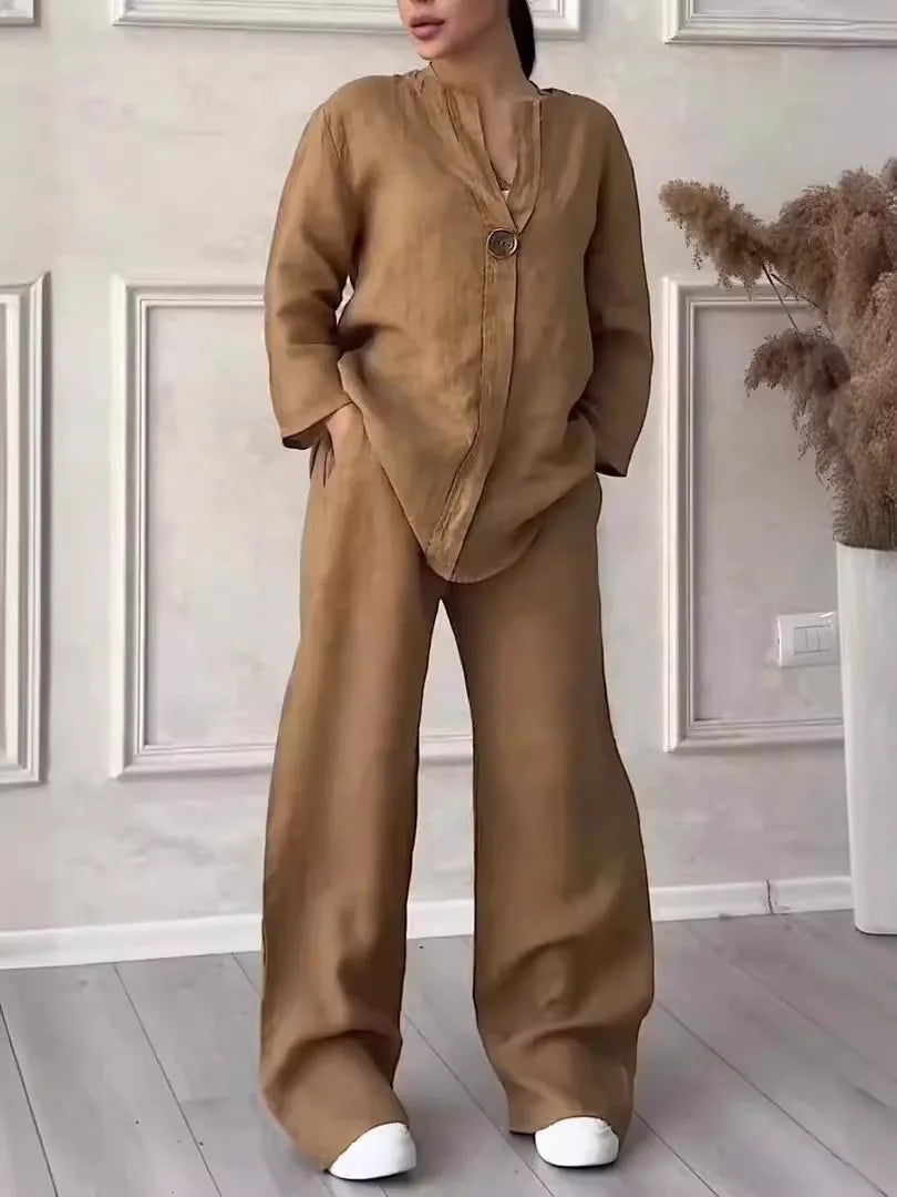 Out-Shine | Comfortable Casual Linen Co-Ord Set