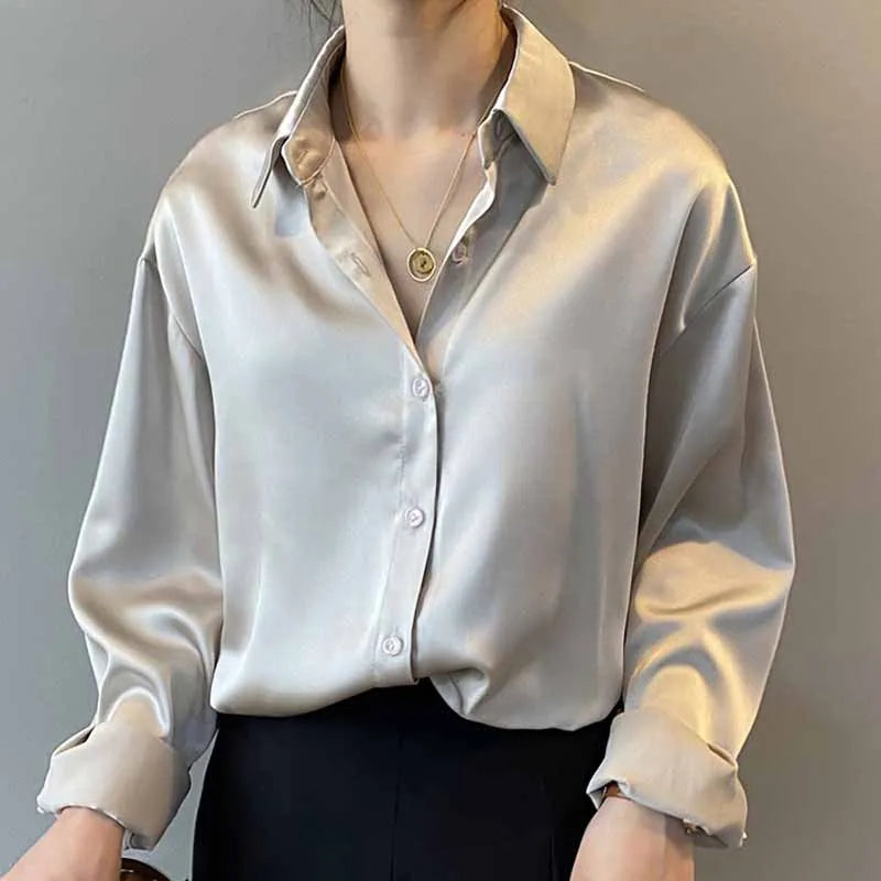 Out-Shine | Classic Satin Shirt