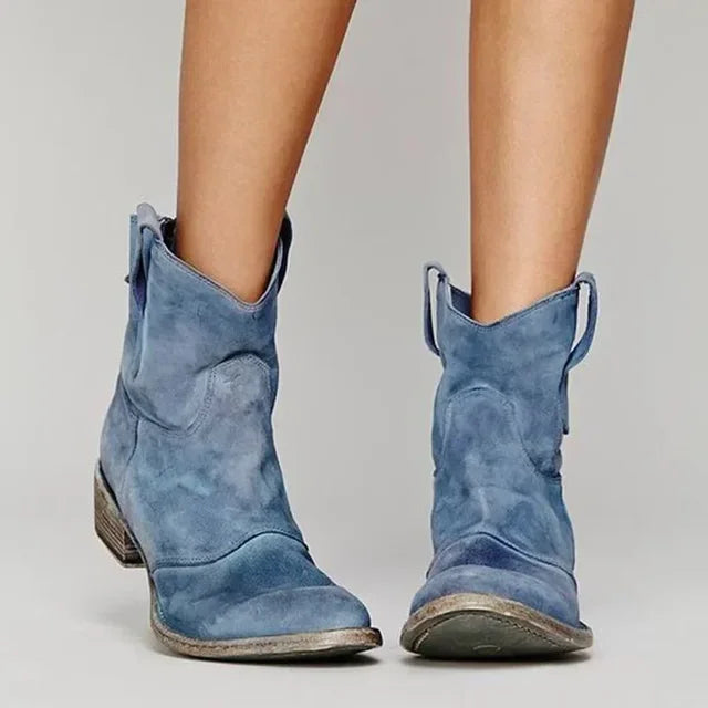 Out-Shine | Cowboy Ankle Boots Vintage Style