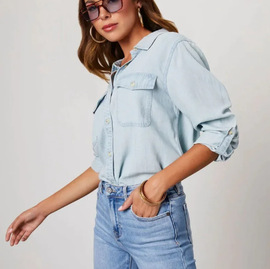 Out-Shine | Soft Denim Shirt