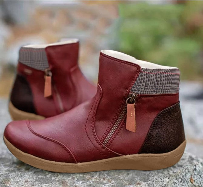 Botas Out-Shine | Botas de cuero ortopédicas e impermeables