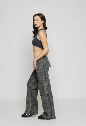 Out-Shine | Low-Waisted Cargo Pants For Women
