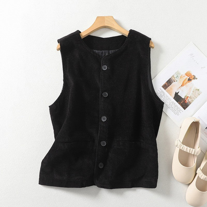 Out-Shine | Color Women'sButton-Up Waistcoat Top