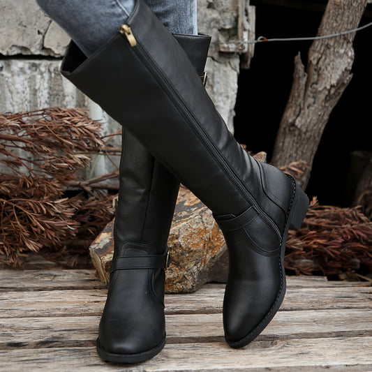 Out-Shine | Chic Pointed-Toe Long Boots