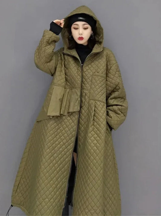 Deslumbra | Parka vintage de corte en A para mujer