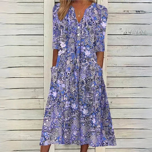 Out-Shine | Hannah Floral Midi Dress