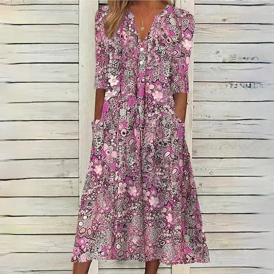 Out-Shine | Hannah Floral Midi Dress