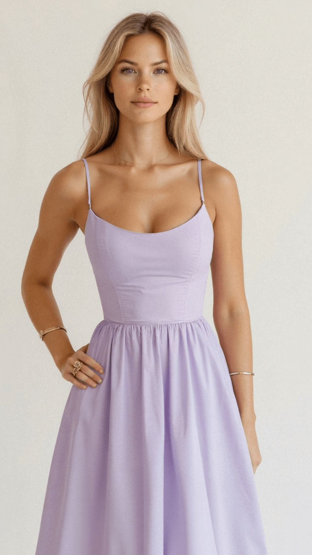 Out-Shine | Sleeveless Midi  Dress for Women