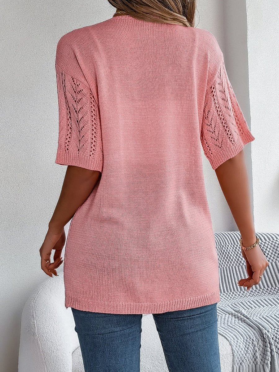 Out-Shine | Semi - warm Openwork Knit Jacket