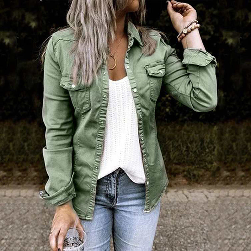 Out-Shine | Fashionable Denim Jacket - Women's Denim Outfit For Every Occasion