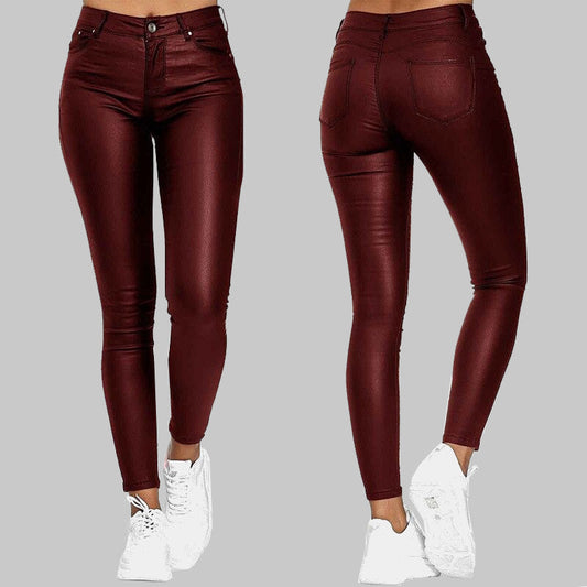 Out-Shine | Skinny Leather Pants