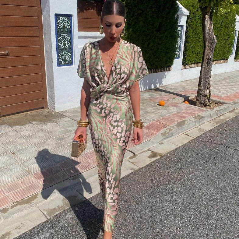 Out-Shine | Elegant Twisted Maxi Dress