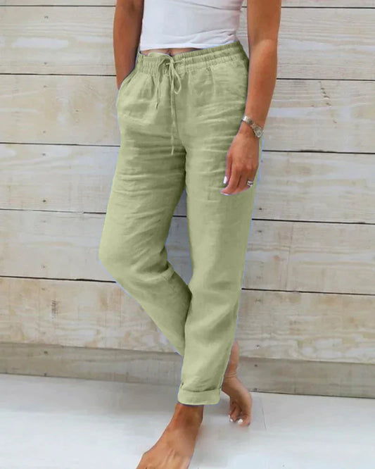 Out-Shine | Stylish Linen Pants For Women