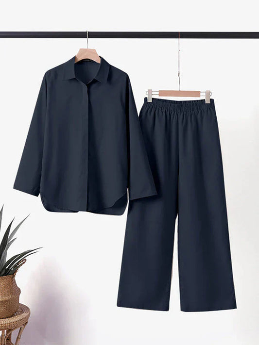 Out-Shine | Cotton Linen Shirt & Trouser Set