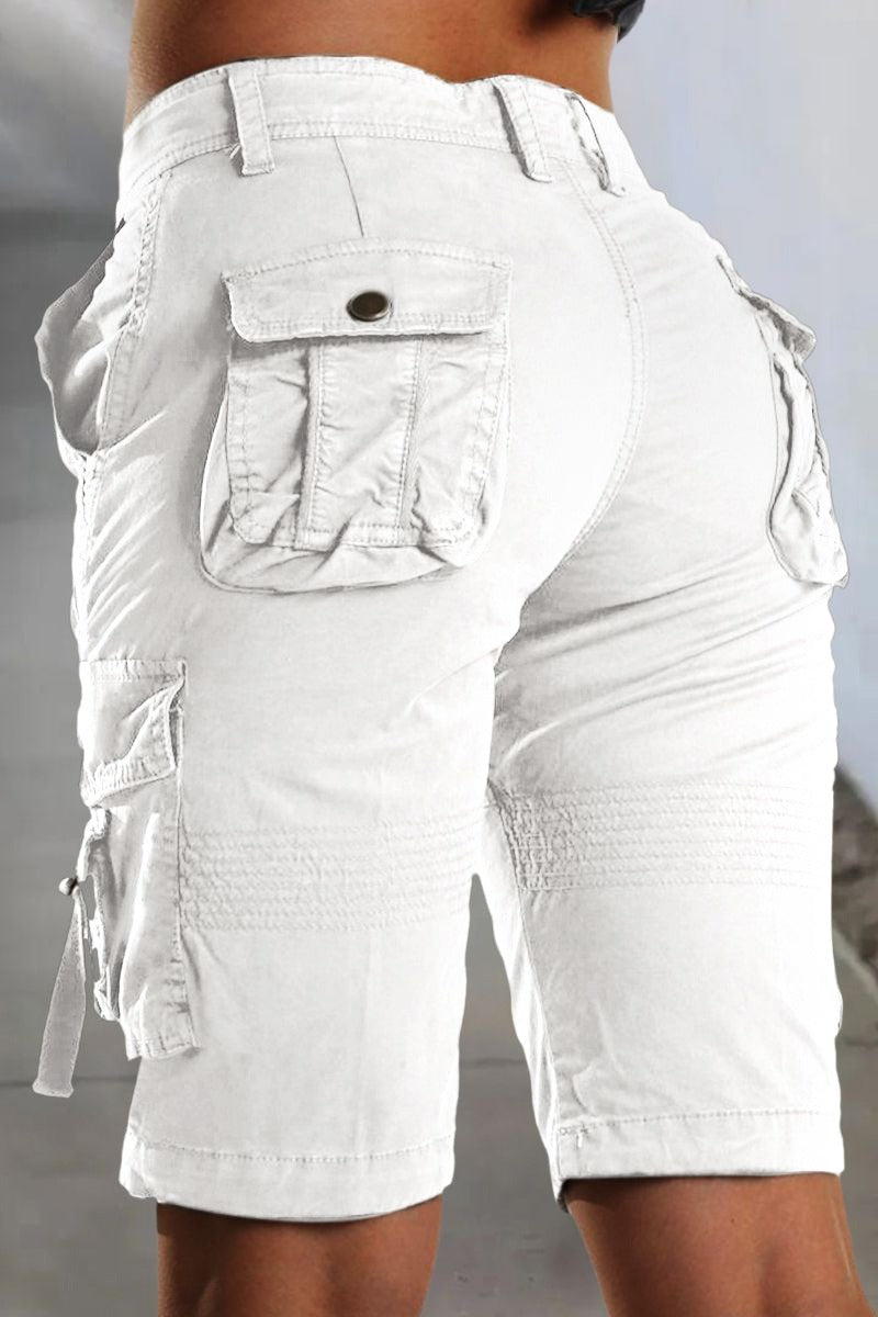 Brilla con luz propia | Pantalones cortos cargo de media caña con estilo