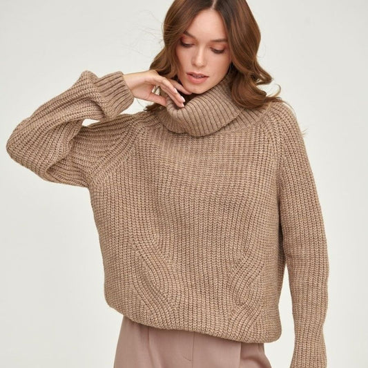 Out-Shine | Turtleneck Long Sleeve Sweater