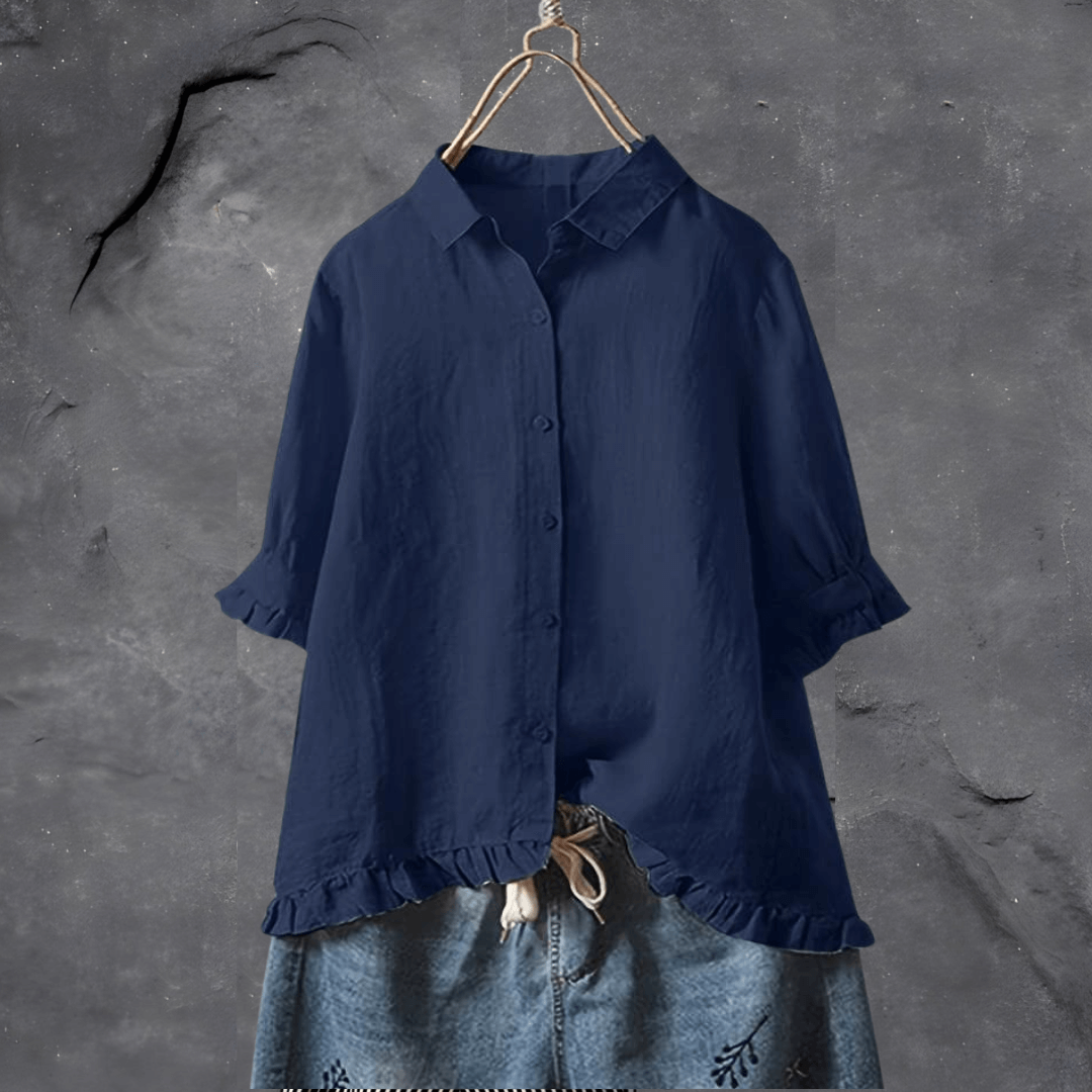Out-Shine | Stylish Loose-Fit Button-Down Shirt