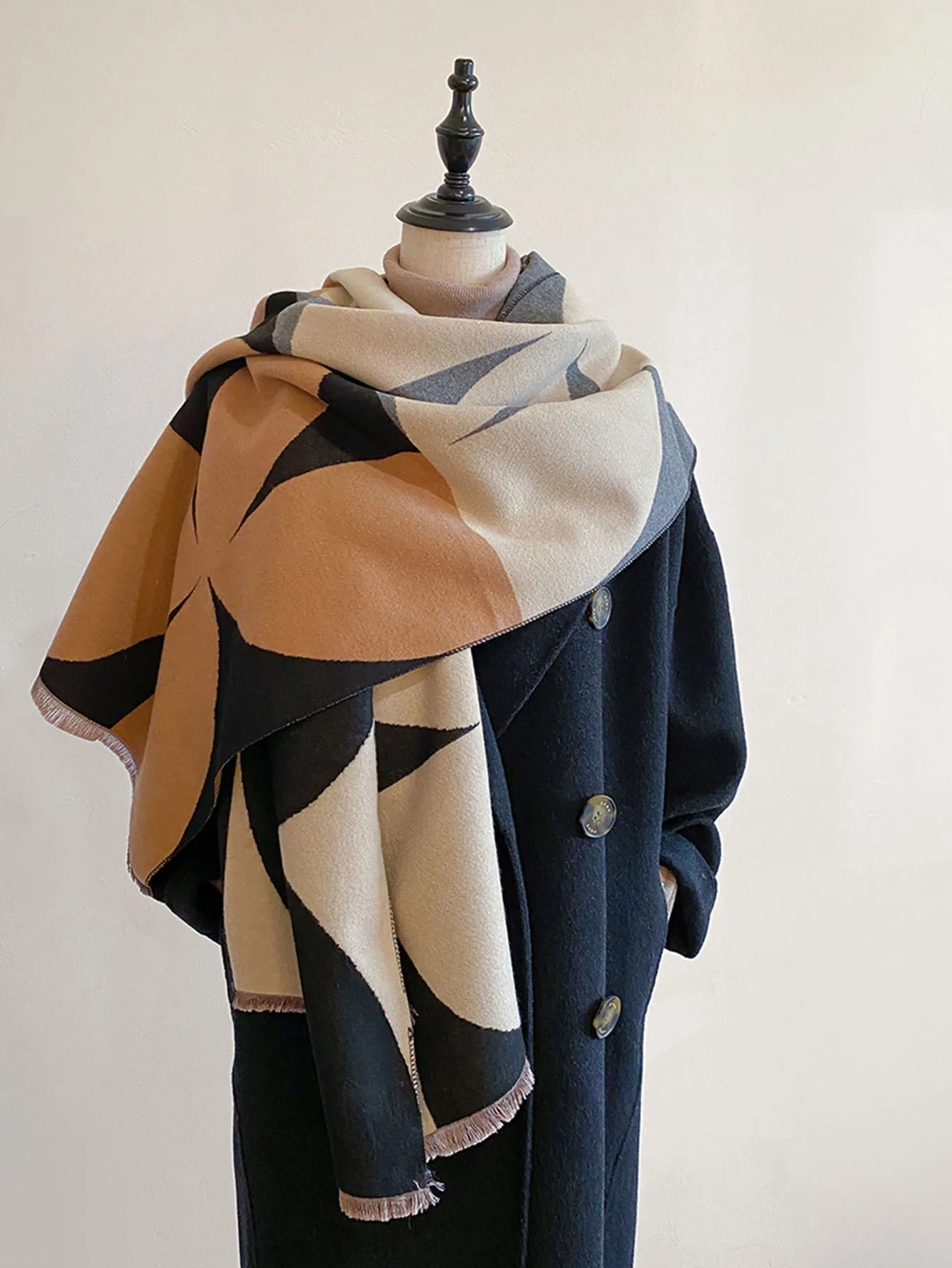 Out-Shine | Reversible Cashmere Scarf For Women