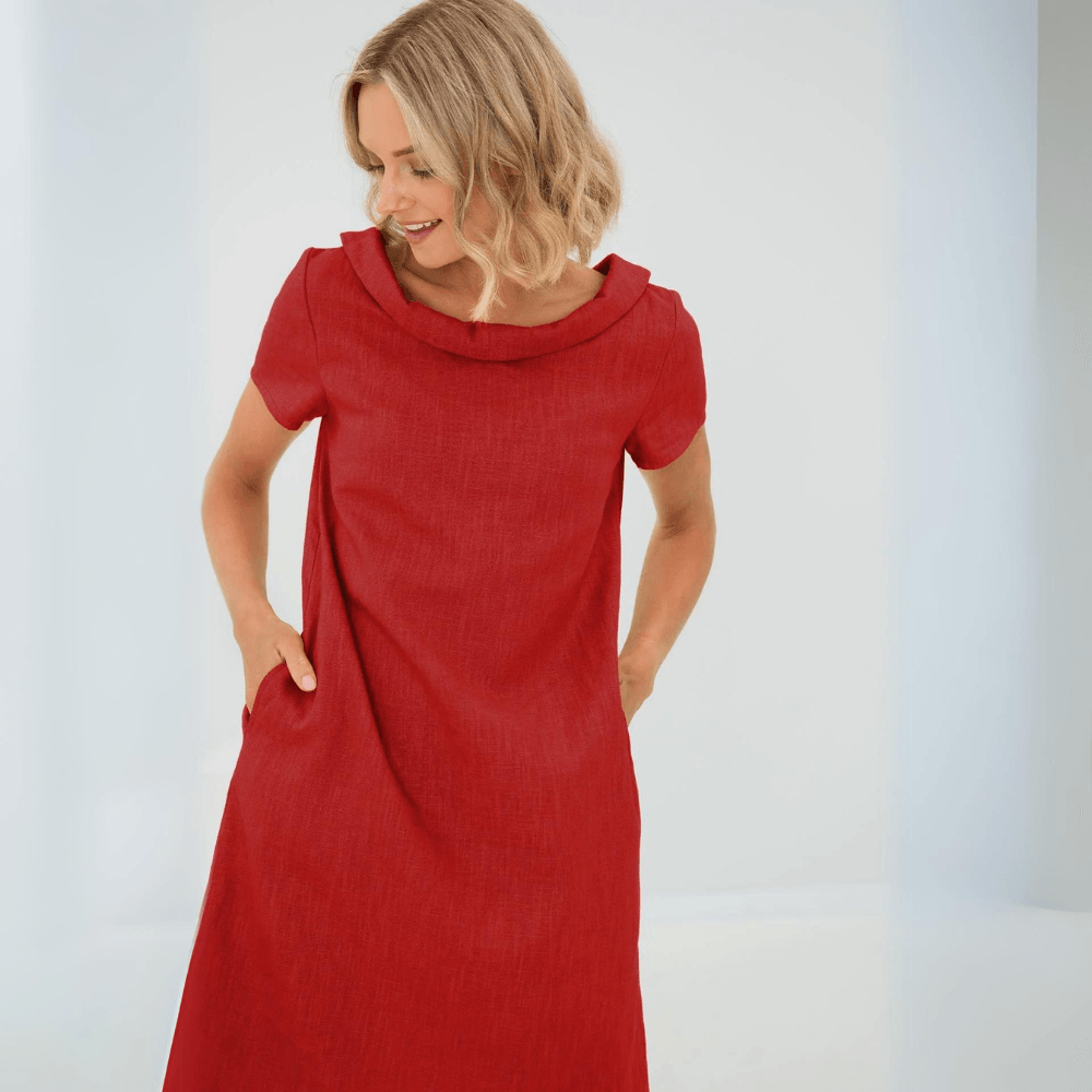 Out-Shine | Casual Linen Dress for Women
