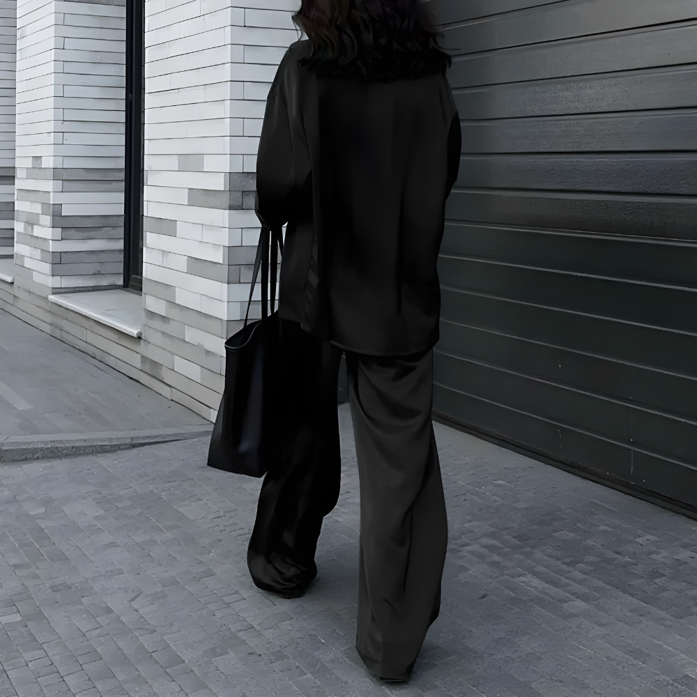 Traje de oficina oversize de dos piezas | Out-Shine