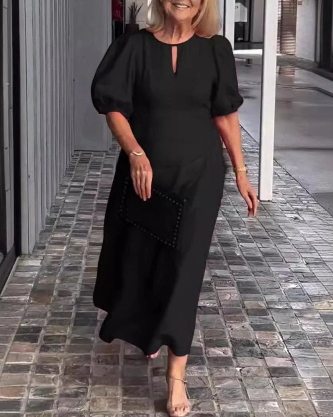 Deslumbra | Vestido de algodón y lino de Elegant Essence 